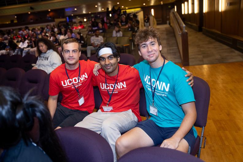 Three male students